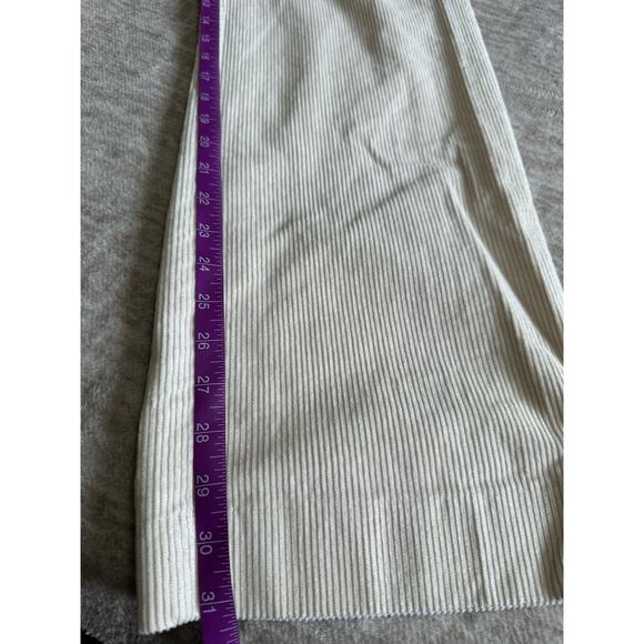 J. Crew Off White Wide Leg Corduroy Pants, Size I OT (12 Tall) Measured - Picture 8 of 8